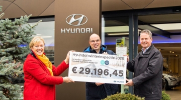 Hyundai Winterinspectie 2021: hartverwarmende donatie aan Maarten van der Weijden Foundation